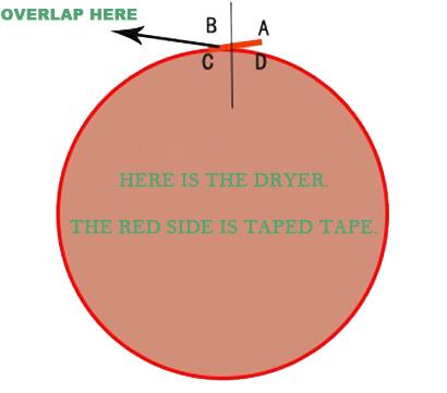 滾筒上貼特氟龍膠帶的使用方法 滾筒上貼特氟龍膠帶的使用方法